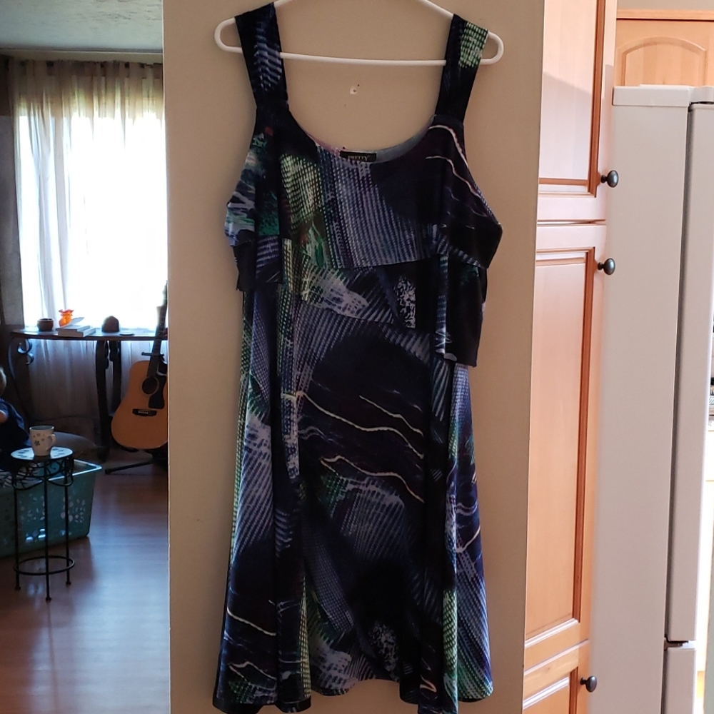 2/$15🦇 Casual dress stretchy